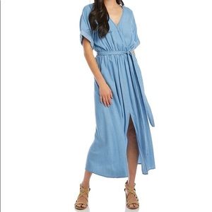 Karen Kane Cuffed Sleeve Dress